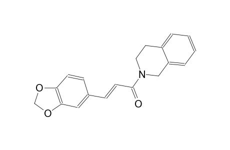 2-[(2E)-3-(1,3-benzodioxol-5-yl)-2-propenoyl]-1,2,3,4-tetrahydroisoquinoline