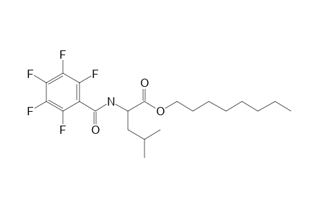 L-Leucine, N-pentafluorobenzoyl-. octyl ester