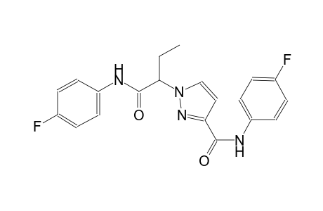 1H-pyrazole-1-acetamide, alpha-ethyl-N-(4-fluorophenyl)-3-[[(4-fluorophenyl)amino]carbonyl]-