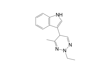 2-Ethyl-5-(indol-3'-yl)-4-methyl-2,5-dihydro-1,2,3-triazine