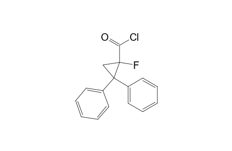Cyclopropanecarbonyl chloride, 1-fluoro-2,2-diphenyl-
