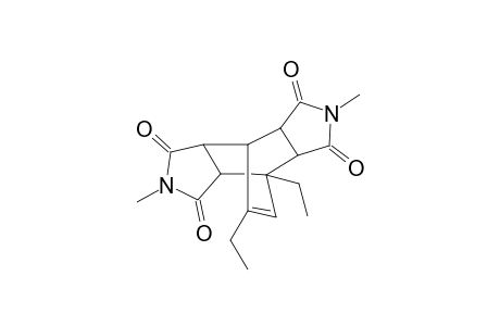 4,10-Dimethyl-1,14-diethyl-4,10-diazatetracyclo[5.5.2.0(2,6).0(8,12)-tetradec-113-ene-3,5,9,11-tetraone