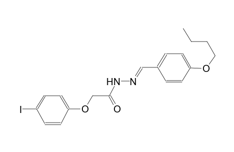 acetic acid, (4-iodophenoxy)-, 2-[(E)-(4-butoxyphenyl)methylidene]hydrazide