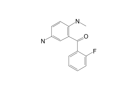 5-Amino-2'-fluoro-2-methylaminobenzophenone