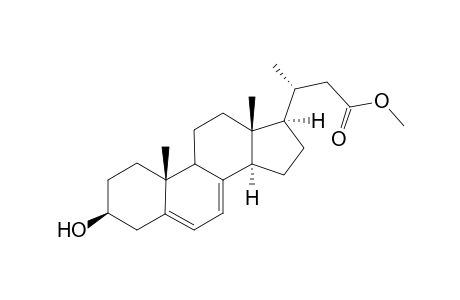 Methyl 3.beta.-Hydroxy-24-norchola-5,7-dien-23-oate