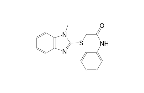 acetamide, 2-[(1-methyl-1H-benzimidazol-2-yl)thio]-N-phenyl-