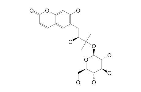 (R)-PEUCEDANOL-3'-O-BETA-D-GLUCOPYRANOSIDE