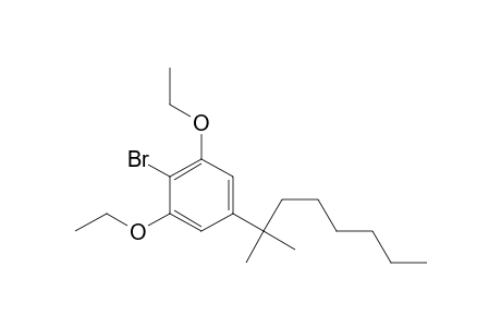 Benzene, 2-bromo-5-(1,1-dimethylheptyl)-1,3-diethoxy-