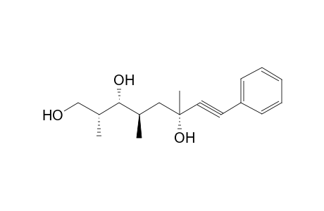 (2R*,3R*,4R*,6S*)-2,4,6-Trimethyl-8-phenyloct-7-yn-1,3,6-triol