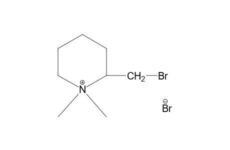 2-(bromomethyl)-1,1-dimethylpiperidinium bromide