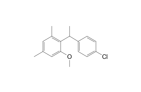 2-[1-(4-chlorophenyl)ethyl]-1-methoxy-3,5-dimethyl-benzene