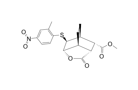 Methyl-(2sr, 10RS)-2-(2'-methyl-4'-nitrophenylthio)-4-oxa-5-oxotricyclo-[4.3.1.0(3,7)]-decan-10-carboxylate