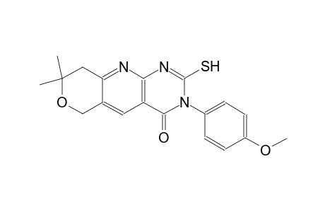 3-(4-methoxyphenyl)-8,8-dimethyl-2-sulfanyl-3,6,8,9-tetrahydro-4H-pyrano[3',4':5,6]pyrido[2,3-d]pyrimidin-4-one