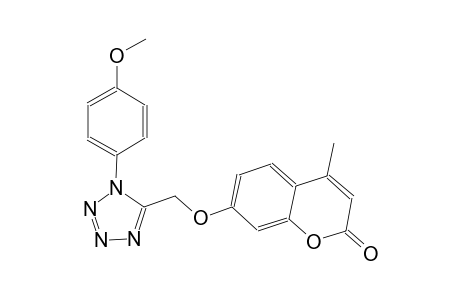2H-1-benzopyran-2-one, 7-[[1-(4-methoxyphenyl)-1H-tetrazol-5-yl]methoxy]-4-methyl-