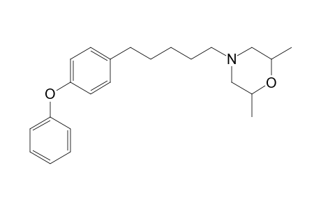 Morpholine, 2,6-dimethyl-4-[5-(4-phenoxyphenyl)pentyl]-