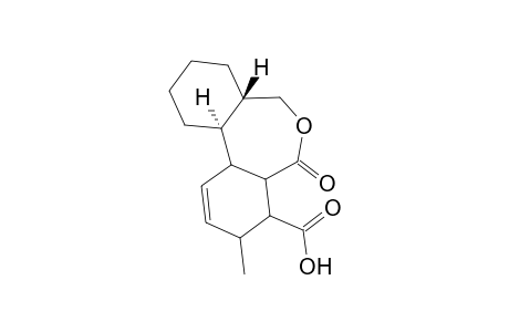 3-Methyl-5-oxo-3,4,4a,5,7,7a,8,9,10,11,11a,11b-dodecahydrodibenzo[c,e]oxepine-4-carboxylic acid