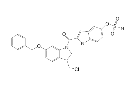 5-BENZYLOXY-1-CHLOROMETHYL-1,2-DIHYDRO-3-[(5-SULFAMOYLOXY-1H-INDOL-2-YL)-CARBONYL]-INDOLINE
