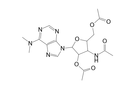 Acetamide, N-[4-(acetyloxy)-2-[(acetyloxy)methyl]-5-[6-(dimethylamino)-9H-purin-9-yl]tetrahydro-3-furanyl]-