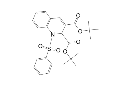 di(t-Butyl) N-benzenesulfonyl-1,2-dihydroquinoline-2,3-dicarboxylate