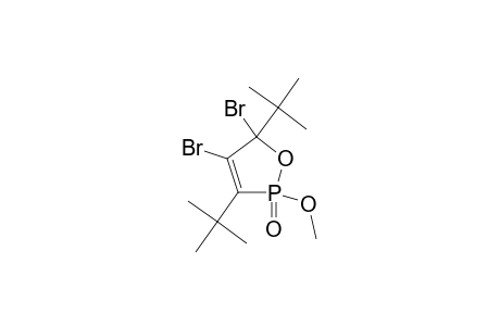 (E)-4,5-DIBROMO-3,5-DI-TERT.-BUTYL-2-METHOXY-1,2-OXAPHOSPHOL-3-ENE-2-OXIDE