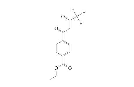 1-(4-ETHOXYCARBONYLPHENYL)-4,4,4-TRIFLUORO-3-HYDROXY-1-BUTANONE