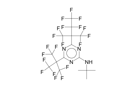 2-(tert-Butylamino)-4-[2,2,3,3,3-pentafluoro-1,1-bis(trifluoromethyl)propyl]-6-[2,2,2-trifluoro-1,1-bis(trifluoromethyl)ethyl]-1,3,5-triazine