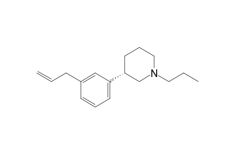 (3S)-3-(3-allylphenyl)-1-propyl-piperidine
