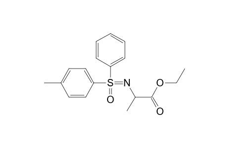 (-)-N-(1-ethoxycarbonyl)ethyl-S-phenyl-S-p-tolylsulfoximine