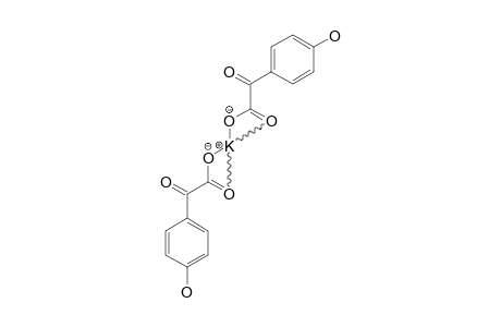 BIS-[2-(4'-HYDROXYPHENYL)-2-OXOETHANOIC-ACID]-POTASSIUM-COMPLEX