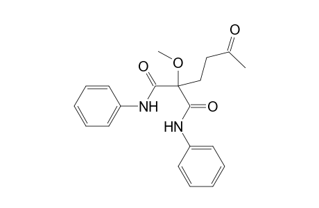 Methoxy-(3-oxo-butyl)-malonic acid dianilide