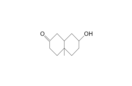 (1R,3S,6S)-6-Methyl-9-oxo-bicyclo(4.4.0)decan-3-ol