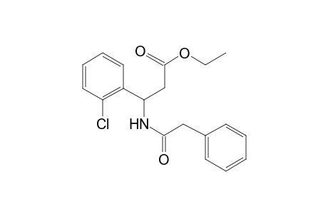 3-(2-Chlorophenyl)-3-[(1-oxo-2-phenylethyl)amino]propanoic acid ethyl ester