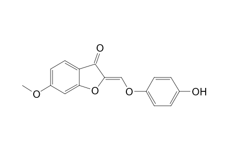 3(2H)-Benzofuranone, 2-[(4-hydroxyphenoxy)methylene]-6-methoxy-, (Z)-