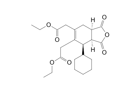 rel-(3aR,7R,7aS)-(7-Cyclohexyl-6-ethoxycarbonylmethyl-1,3-dioxo-1,3,3a,4,7,7a-hexahydroisobenzofuran-5-yl)acetic acid ethyl ester