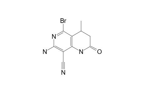 7-Amino-5-bromo-8-cyano-3,4-dihydro-4-methyl-1,6-naphthyridin-2(1H)-one