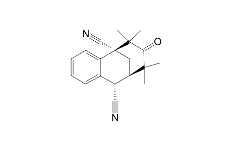 (1R,4S,5R)-1,4-Dicyano-6,6,8,8-tetramethyl-7-oxo-2,3-benzo-bicyclo[3.3.1]nonane