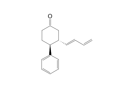 trans-(E)-3-(Buta-1,3-dienyl)-4-phenylcyclohexanone