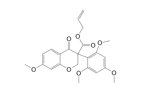 3-Allyloxycarbonyl-3-(2,4,6-trimethoxyphenyl)-7-methoxychroman-4-one