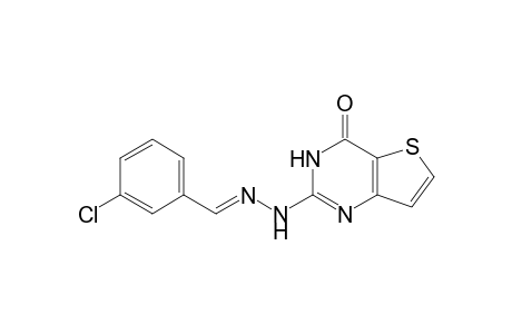 (E)-2-(2-(3-Chlorobenzylidene)hydrazinyl)thieno[3,2-d]pyrimidin-4(3H)-one