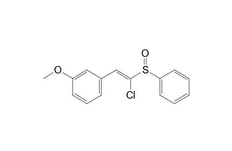 1-Chloro-2-(3-methoxyphenyl)-1-(phenylsulfinyl)ethene