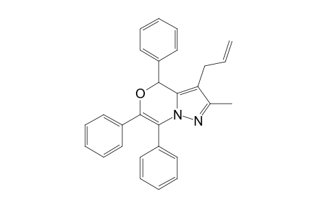 2-Methyl-4,6,7-triphenyl-3-prop-2-enyl-4H-pyrazolo[5,1-c][1,4]oxazine