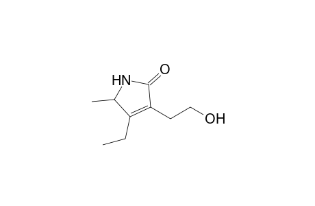 3-Ethyl-4-(2-hydroxyethyl)-2-methyl-1,2-dihydropyrrol-5-one