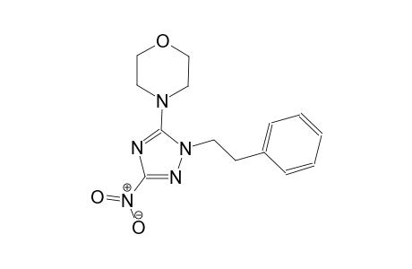 morpholine, 4-[3-nitro-1-(2-phenylethyl)-1H-1,2,4-triazol-5-yl]-
