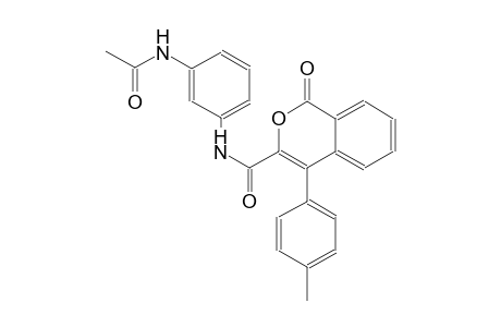 1H-2-benzopyran-3-carboxamide, N-[3-(acetylamino)phenyl]-4-(4-methylphenyl)-1-oxo-