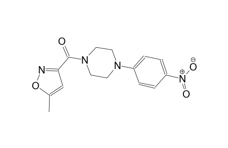 1-[(5-methyl-3-isoxazolyl)carbonyl]-4-(4-nitrophenyl)piperazine
