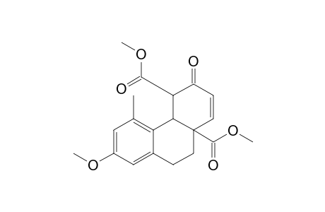 Dimethyl 2-methoxy-4-methyl-6-oxo-4b,5,9,10-tetrahydrophenanthrene-5,8a(6H)-dicarboxylate