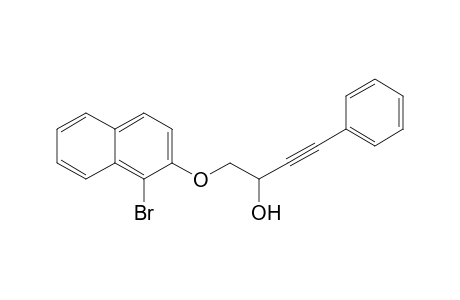 1-(1-bromanylnaphthalen-2-yl)oxy-4-phenyl-but-3-yn-2-ol