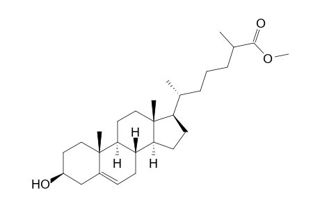 Methyl 3.beta.-hydroxycholest-5-en-26-oate