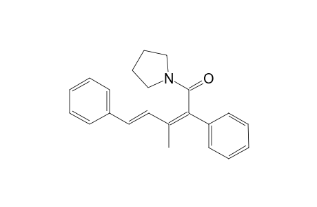 3-Methyl-2,3-diphenyl-2,4-pentadiene-pyrrolidide