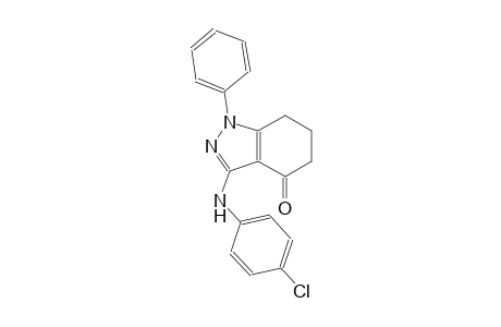 3-(4-chloroanilino)-1-phenyl-1,5,6,7-tetrahydro-4H-indazol-4-one